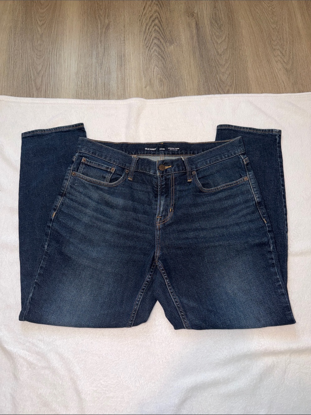 Old Navy Dark Wash Straight Leg Jeans